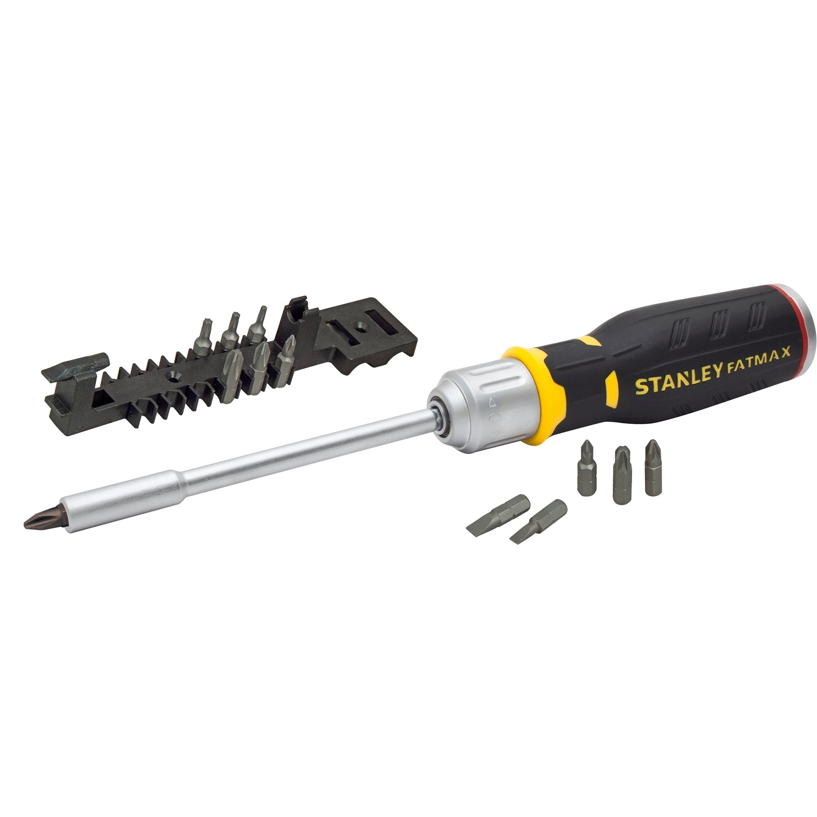 Stanley FatMax Standard Ratchet Screwdriver with 12 Piece Bit Set