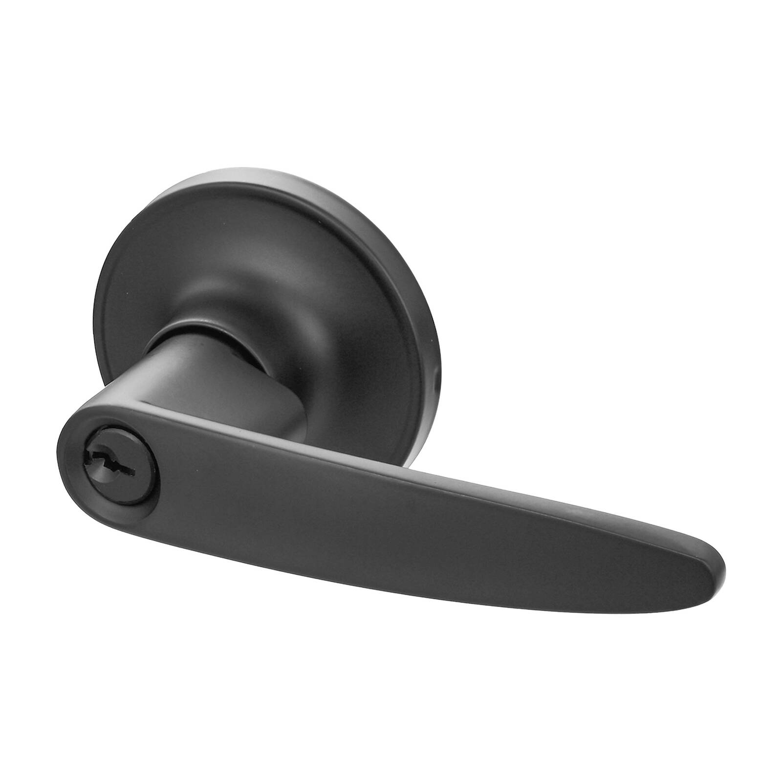 Ikonic Norr Entrance Lever Set Matte Black