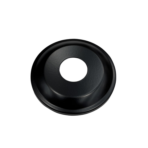 Kinetic 15mm Black Steel Cover Plate, 1/2" BSP 10mm Rise
