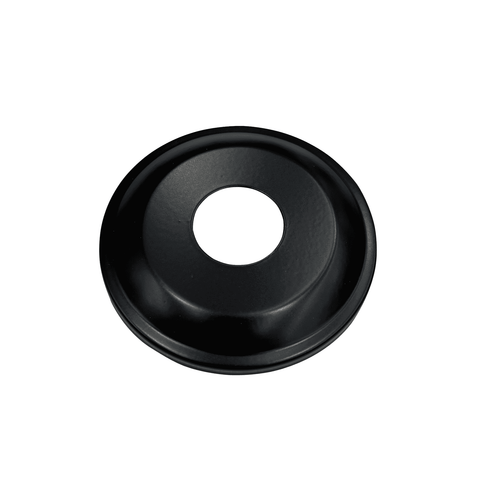 Kinetic 15mm Black Steel Cover Plate, 1/2" BSP 10mm Rise