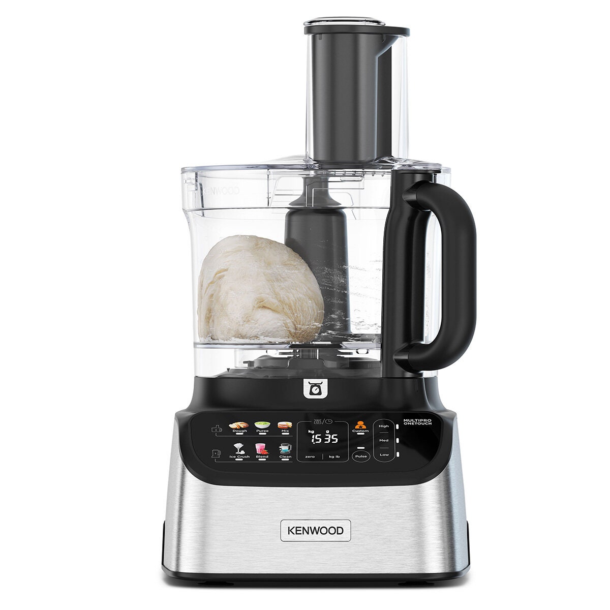 Kenwood MultiPro One Touch food processor and blender - 1000W, EasyWeigh scales, ice crush - FDM73480SS