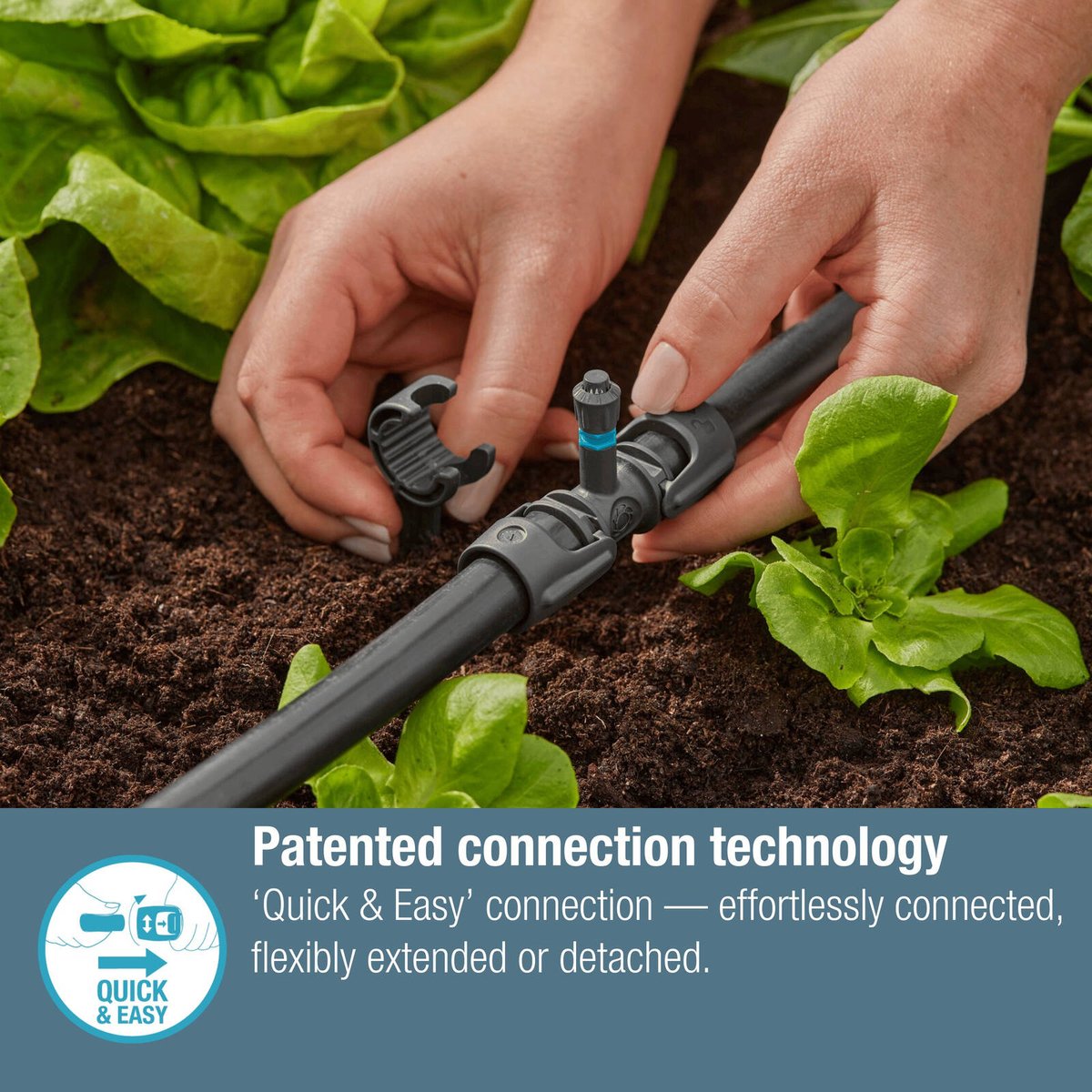 Gardena 13mm Micro Irrigation T Joint for Spray Nozzles 5 Pack - Black - Durable Connection - SuperSaverAU - view 3