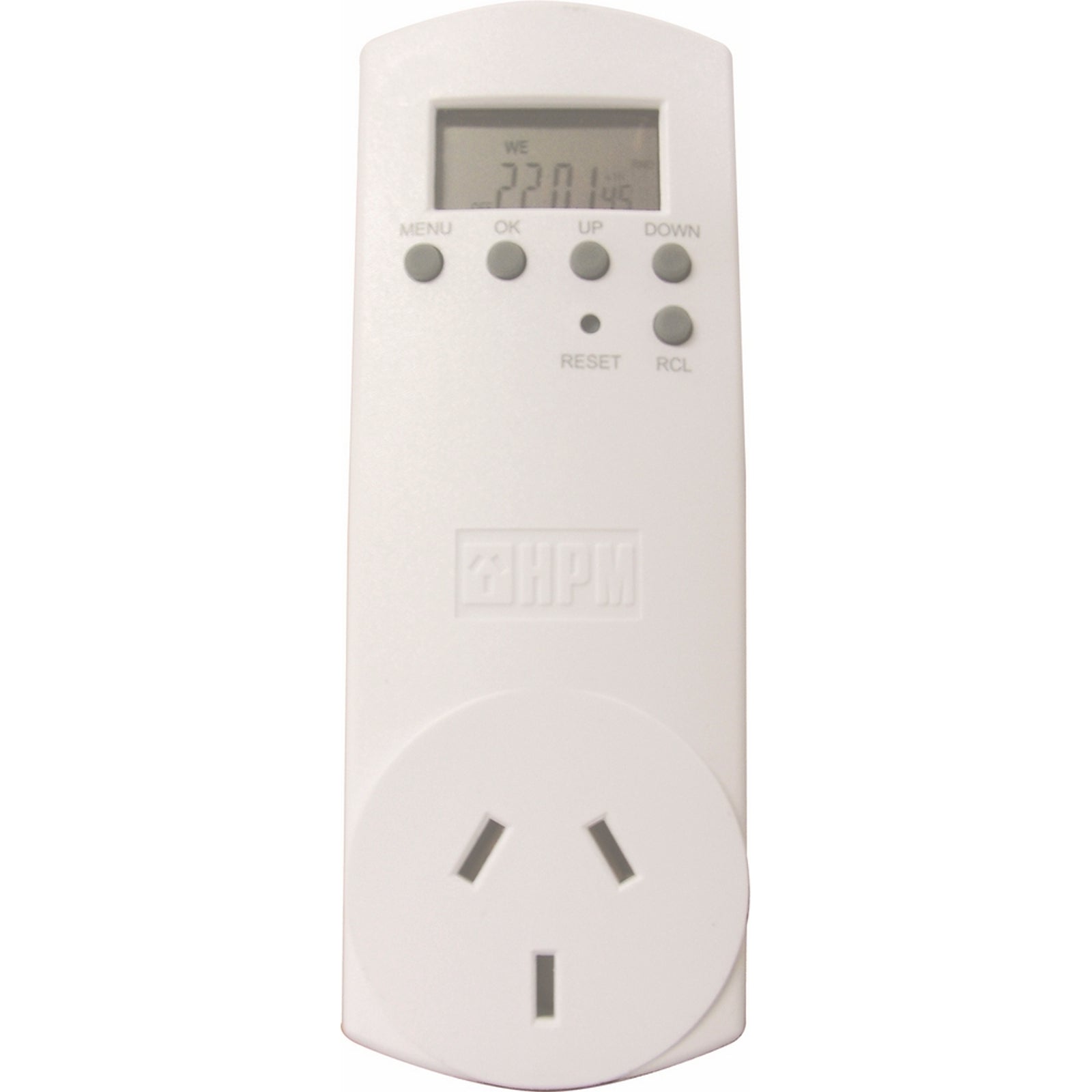 HPM Slimline 24/7 Digital Timer 10A 2400W 7 Day Double Pole D817SLIMDP