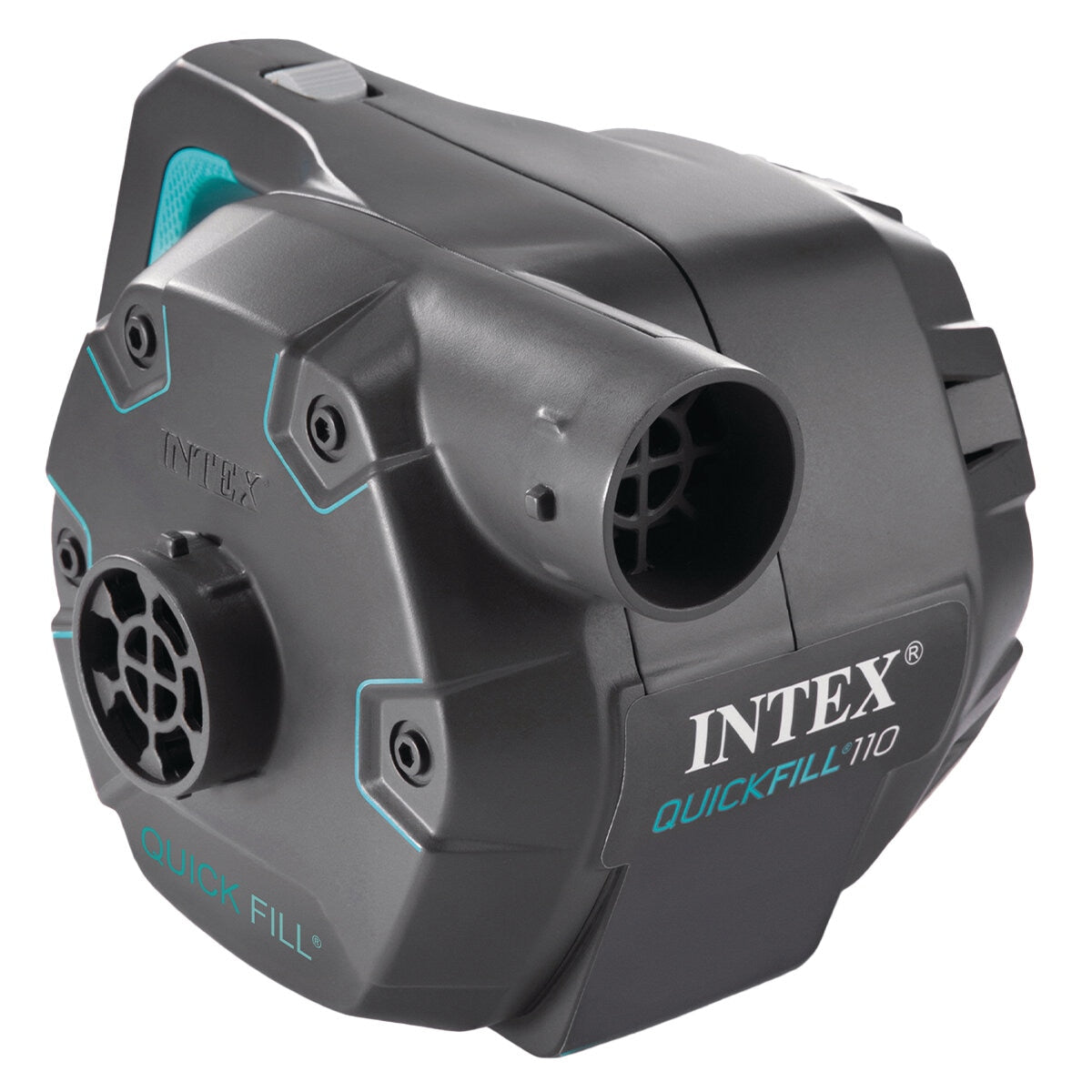 Intex Quickfill Electric Air Pump 220-240V, 1100L/min, 3 Nozzles, Indoor Use - SuperSaverAU - view 3