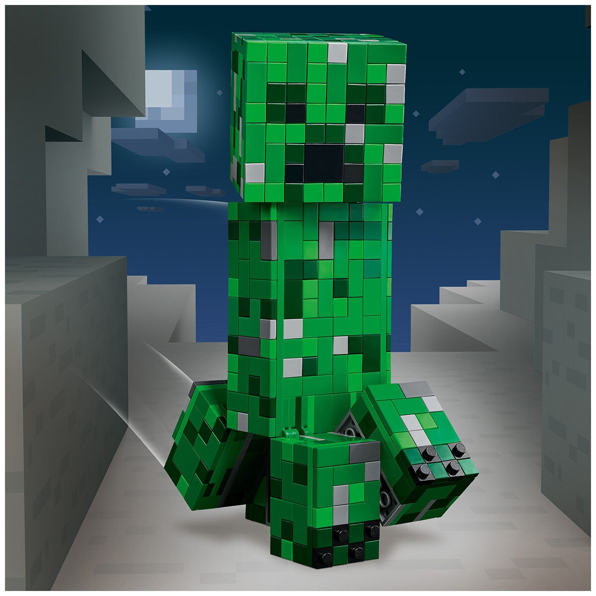 LEGO Minecraft The Creeper 21276 - 665 Pieces, Posable Action Figure, Ages 10+ - SuperSaverAU - view 7