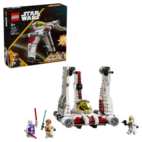 LEGO Star Wars V-19 Torrent Starfighter 75432, 567 Pieces, Clone Wars Minifigures - SuperSaverAU - view 1
