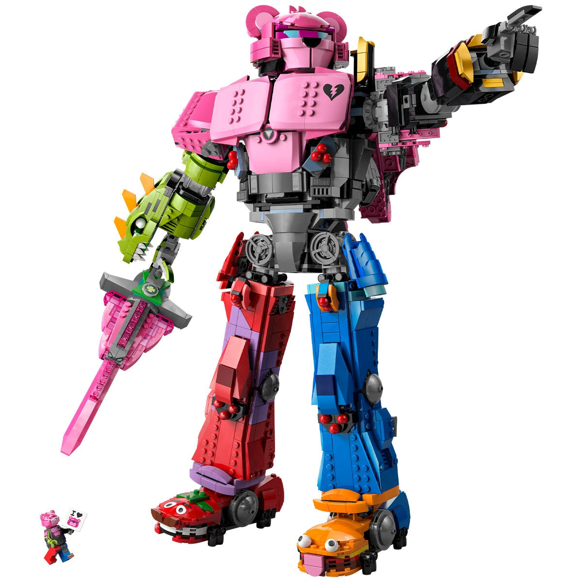 LEGO Fortnite Mecha Team Leader 77078 - 2503 Pieces, Poseable Model for Adults - SuperSaverAU - view 2