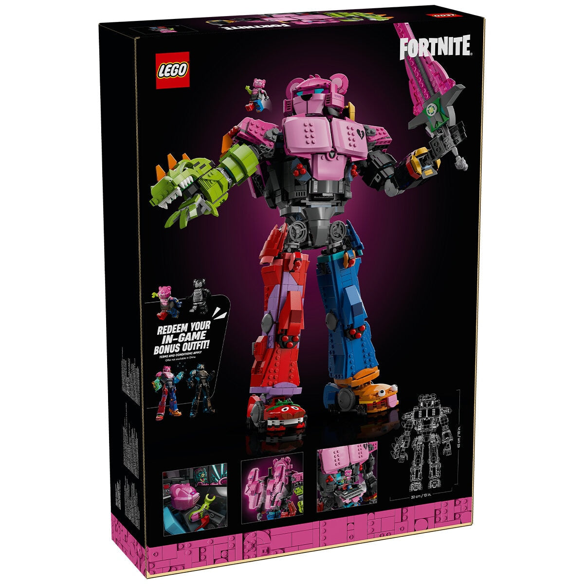 LEGO Fortnite Mecha Team Leader 77078 - 2503 Pieces, Poseable Model for Adults - SuperSaverAU - view 8