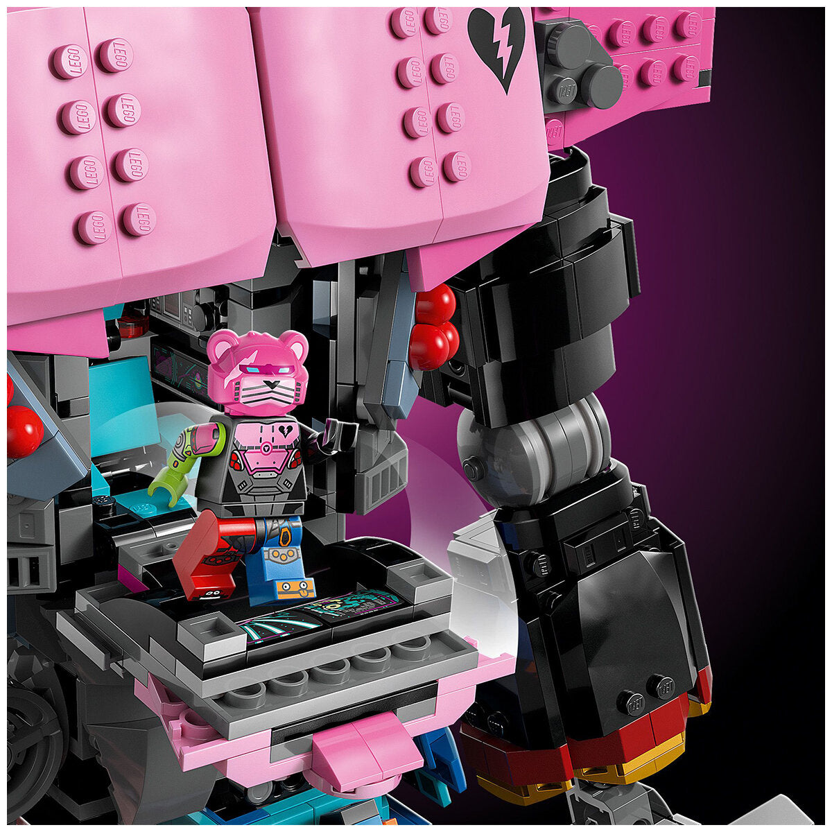 LEGO Fortnite Mecha Team Leader 77078 - 2503 Pieces, Poseable Model for Adults - SuperSaverAU - view 6
