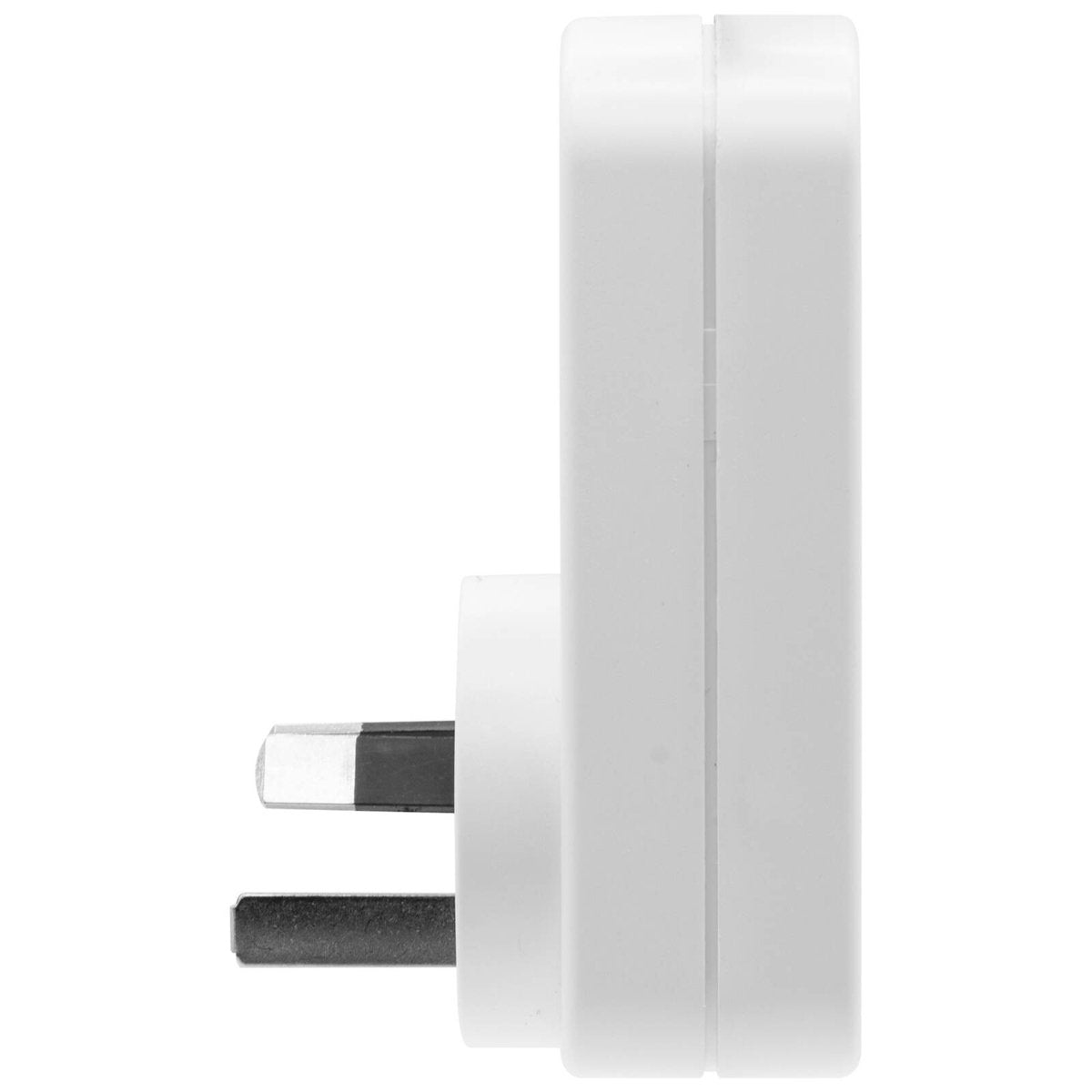 Click Vertical Double Adaptor Surge Protector - 2 Outlet