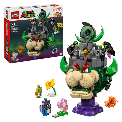 LEGO Super Mario Castle Bowser Set 72042 with Prince Florian & 1251 Pieces - SuperSaverAU - view 1