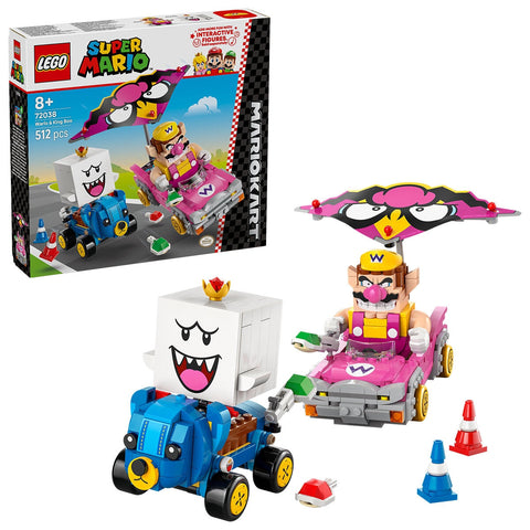 LEGO Super Mario Kart Wario & King Boo Set 72038 - 512 Pieces, Interactive Play - SuperSaverAU - view 1