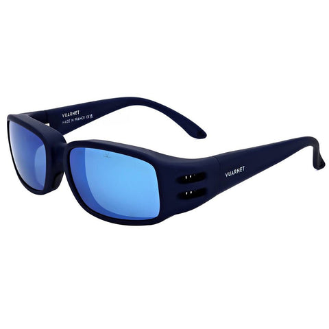 Vuarnet Adventure Men's Polarised Square Sunglasses, Grey Blue Lens, 55 mm - SuperSaverAU - view 1