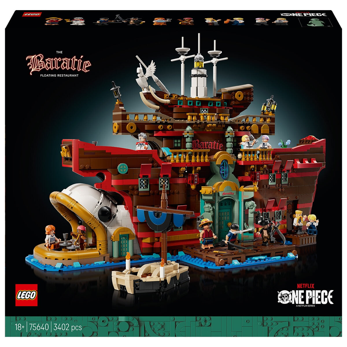 LEGO One Piece The Baratie Floating Restaurant 75640