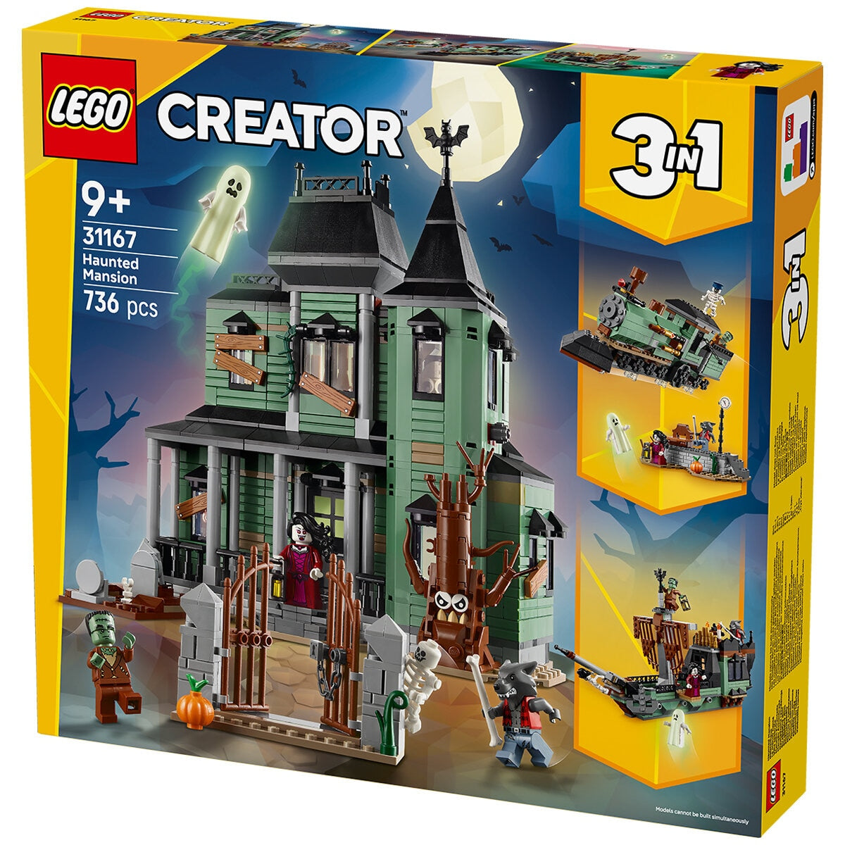 LEGO Creator 3 In 1 Haunted Mansion 31167