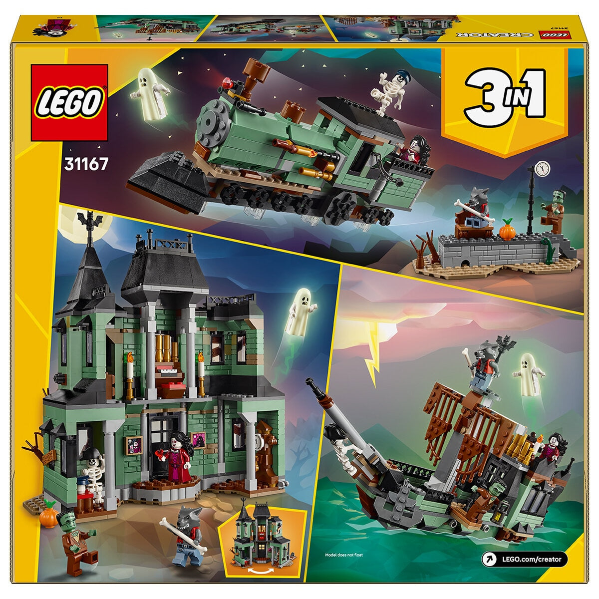 LEGO Creator 3 In 1 Haunted Mansion 31167
