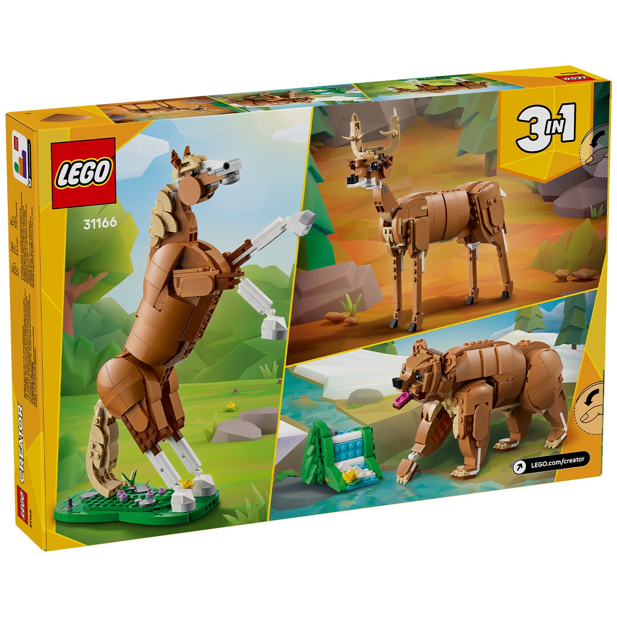 LEGO Creator 3 In 1 Beautiful Horse Toy 31166