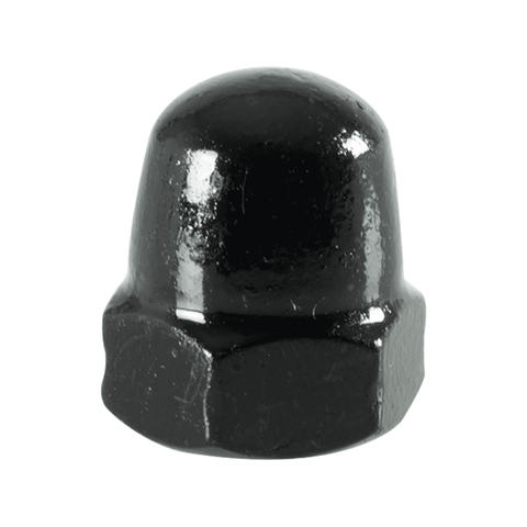 Pinnacle M6 Black Ruspert Dome Nut 8 Pack Corrosion-Resistant Fastener