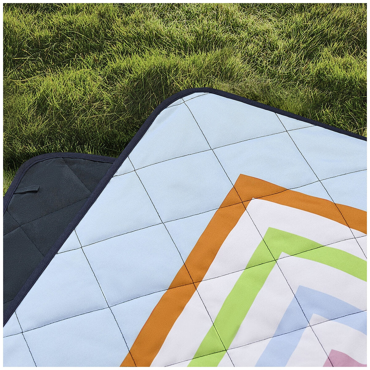 Hunter Outdoor Picnic Blanket Bedford Blue, 152 x 183 cm, Water Resistant, Tent Loops - SuperSaverAU - view 10