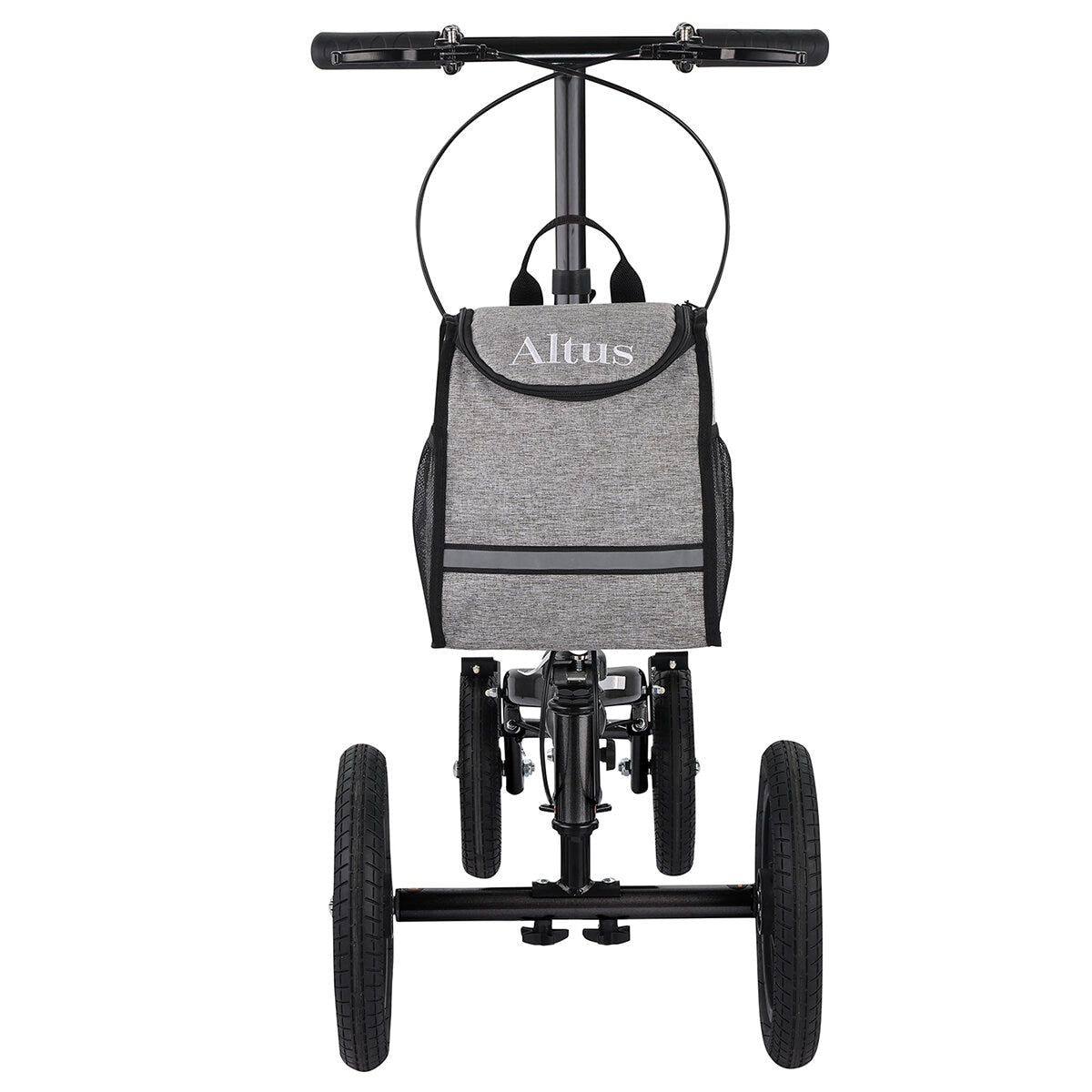 Altus Knee Scooter Walker Black, 158 kg Capacity, All-Terrain Pneumatic Tires - SuperSaverAU - view 4