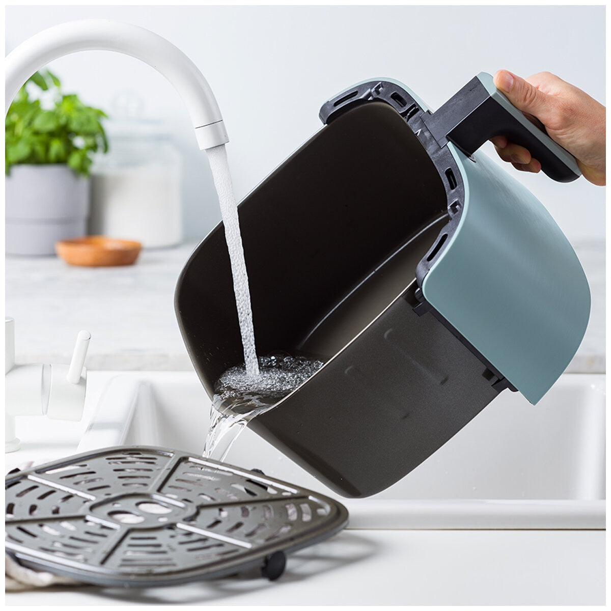 GreenPan Bistro 7.2L Airfryer CC009006-001 Smokey Sky Blue