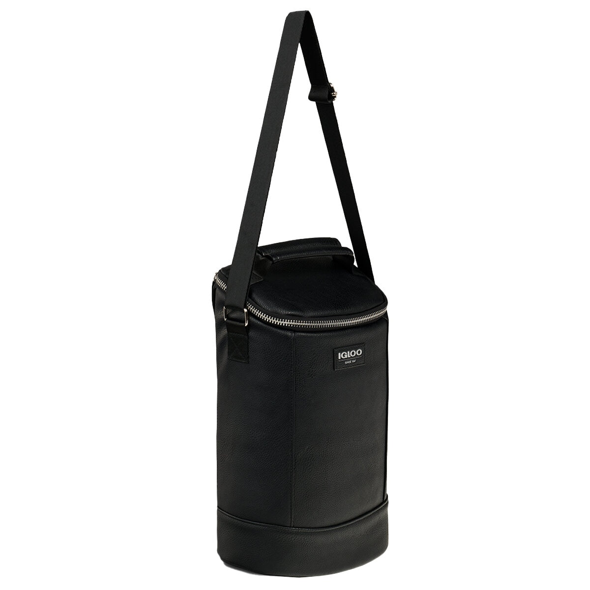 Igloo Luxe Wine Tote Cooler Black, Vegan Leather, Insulated, Adjustable Strap, 134.62x355.6x229.8 mm - SuperSaverAU - view 6