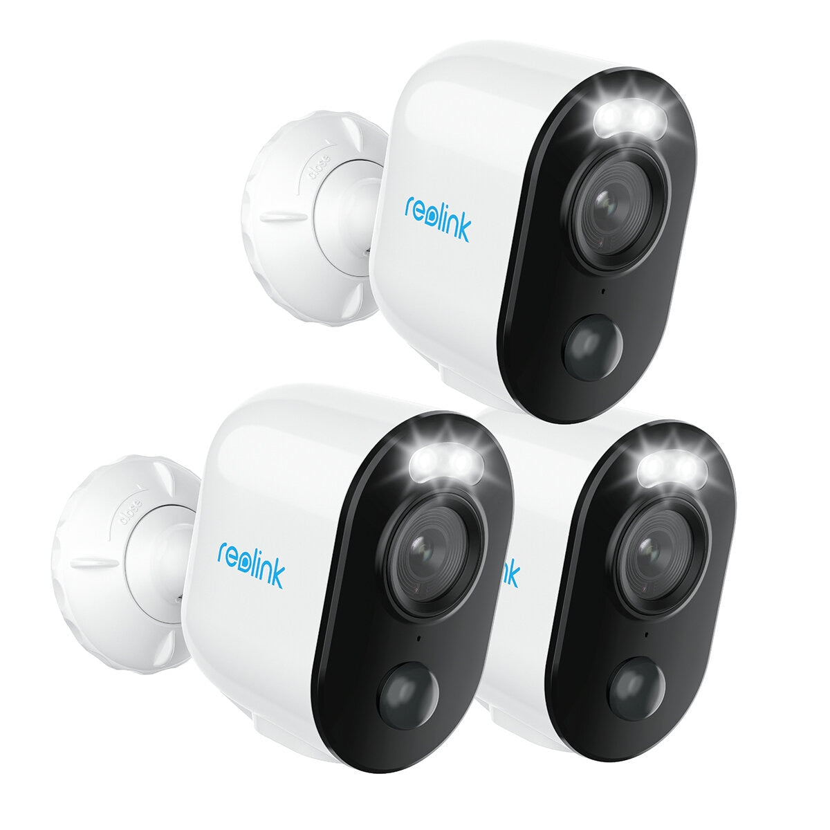 Reolink Argus 3E 2K Battery Camera 3PK - 3MP, Night Vision, Two-Way Audio, Solar Option - SuperSaverAU - view 1
