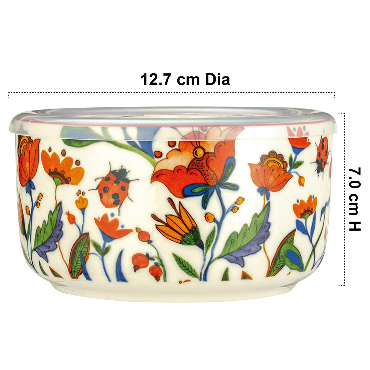 Signature Microwaveable Bowls With Lids 6 Piece Set