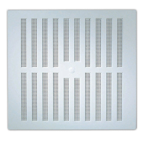 Haron 285 x 270mm White Plastic Open/Close Adjustable Wall Vent