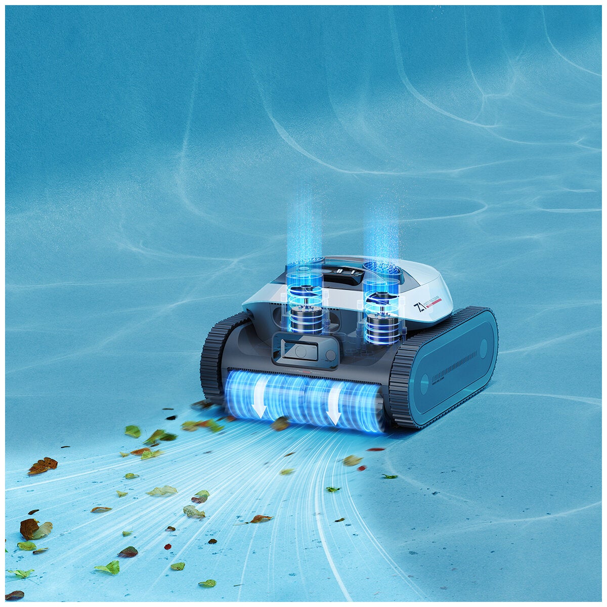 Cord-Free Automatic Pool Vacuum Robot with Waterline Cleaning and Poolside Parking, by Dreame Z1 — image 11