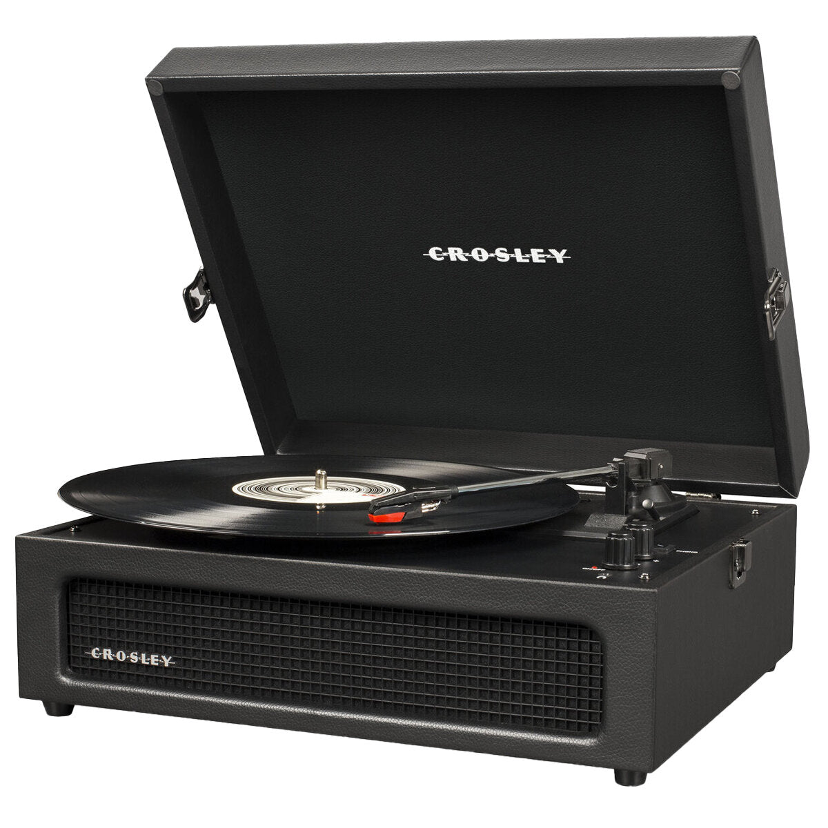 Crosley Voyager Bluetooth Portable Turntable Black, 33 1/3, 45, 78 RPM, Stereo Speakers - SuperSaverAU - view 4