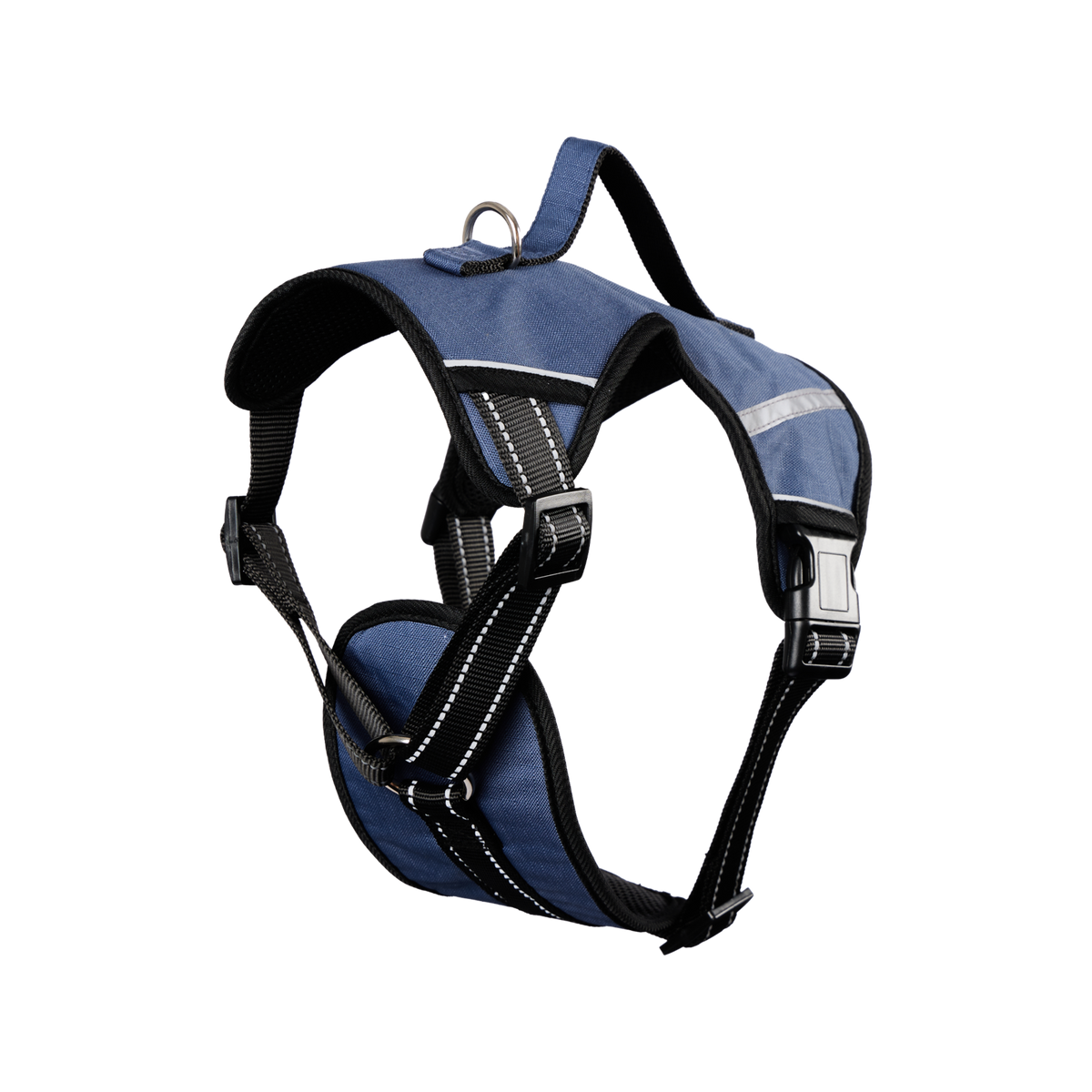 Happy Tails Explorer Dog Harness Large, Adjustable 69-81cm, Reflective Padded