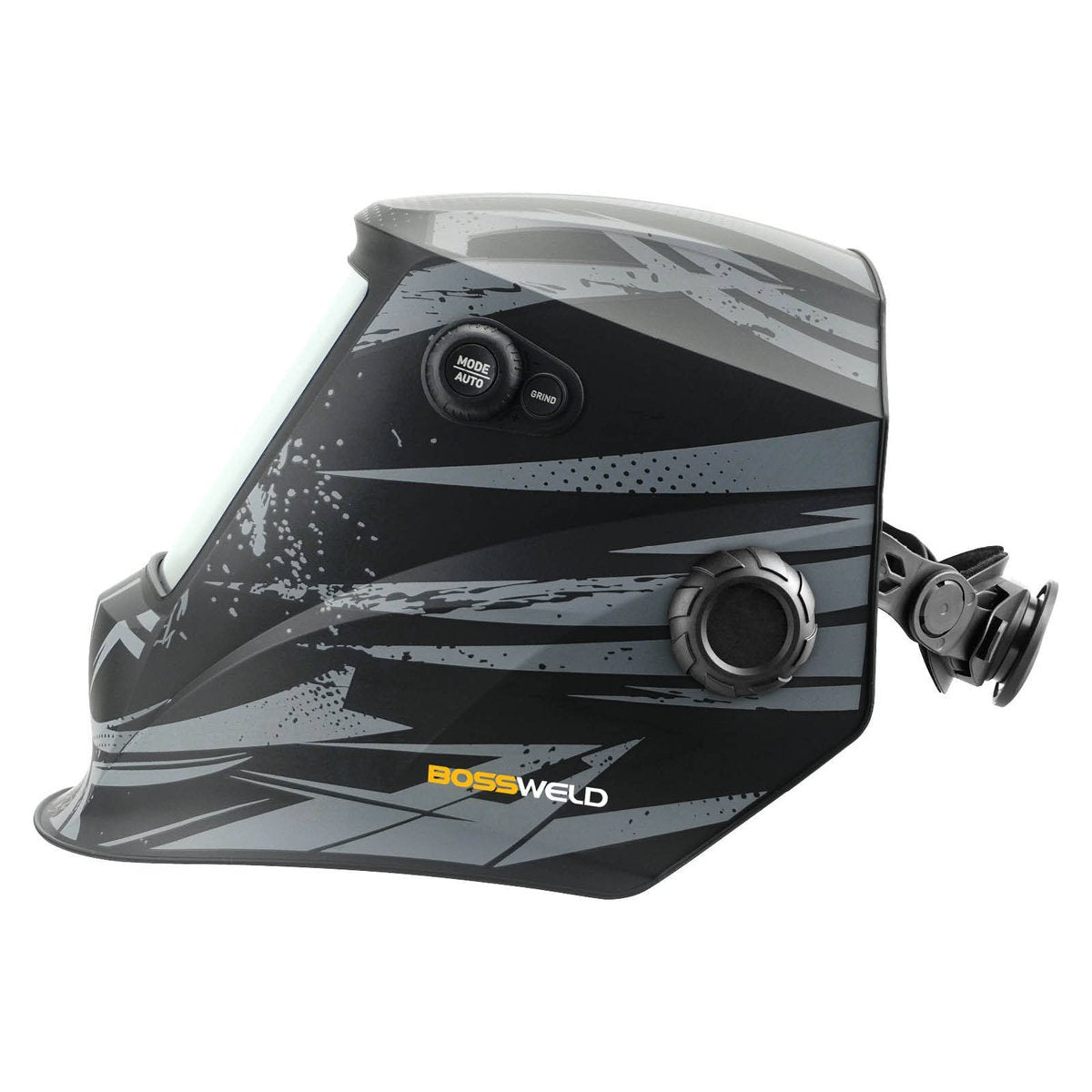 Bossweld Firestorm Welding Helmet - Variable Shade 4-8 / 9-13 - 100 x 93mm Viewing Area - Lightweight & Durable - SuperSaverAU - view 3