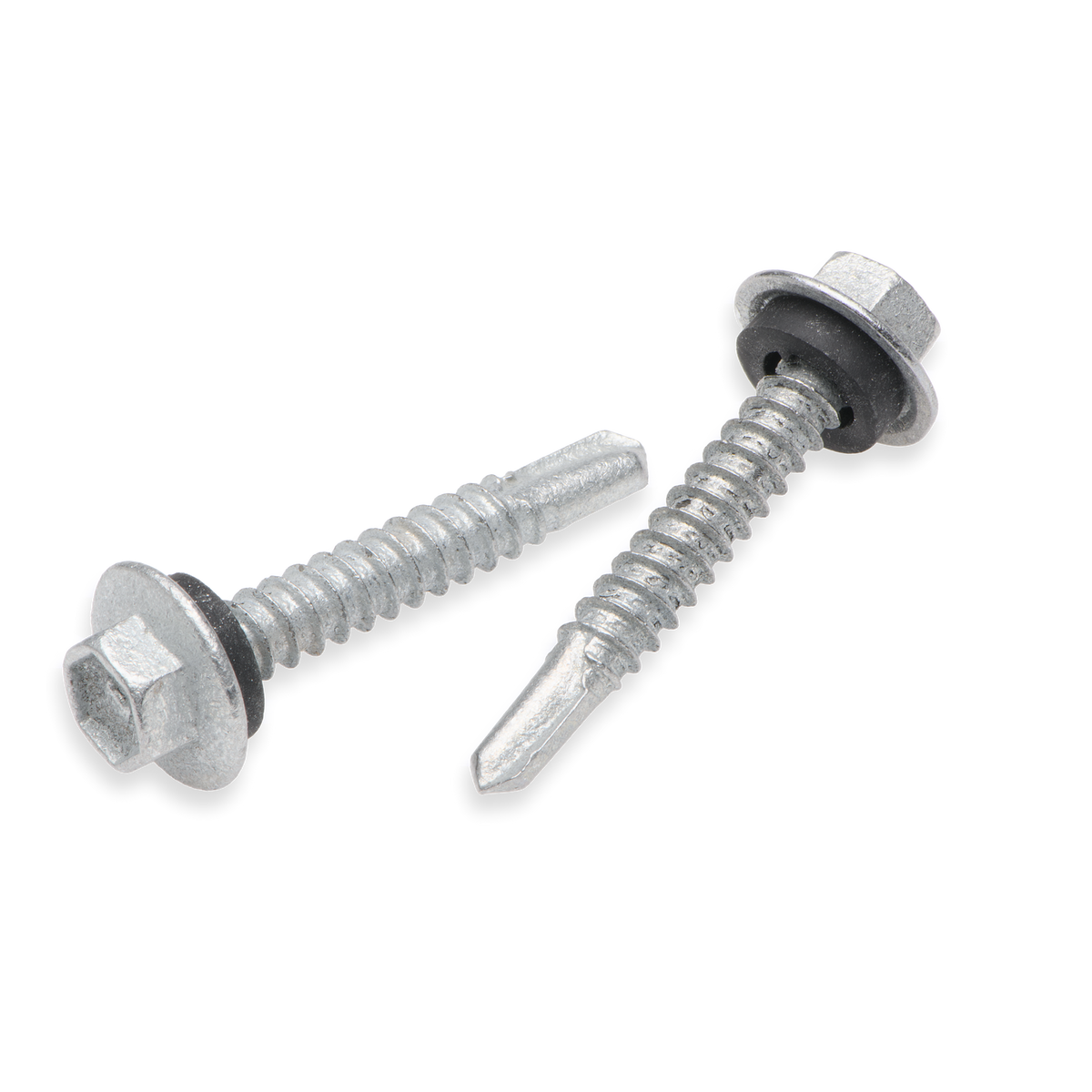 Buildex 12G x 35mm Class 3 Cladding TEKS Screws with Seal, Hex Head - 10 Pack
