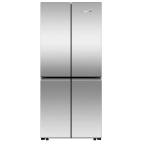 Fisher & Paykel 498L Quad Door Fridge - Stainless Steel, 5 Star Energy, Frost Free - RF500QNX1