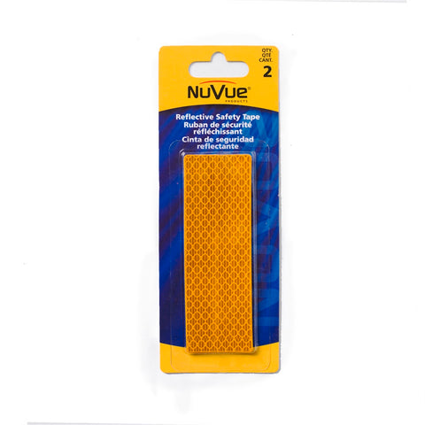 Sandleford 38 x 110mm Amber High Intensity Reflective Tape - 2 Pack