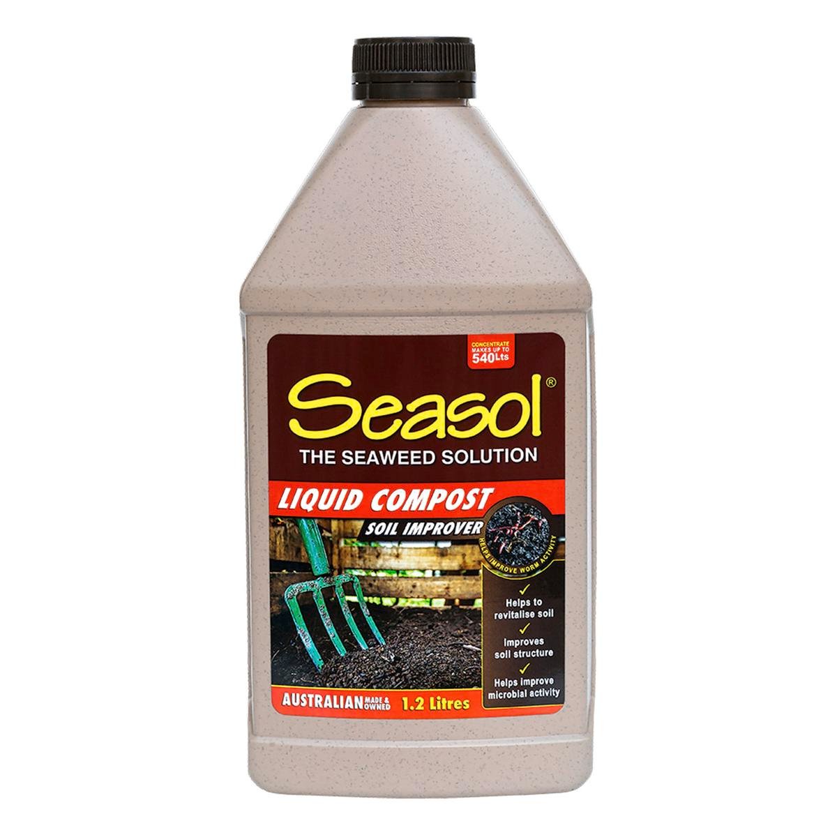 Seasol 1.2L Brown Liquid Compost Concentrate Safe for Vegetables