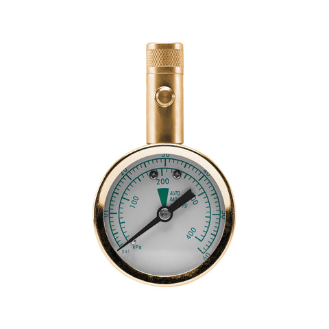 Ozito Tyre Pressure Gauge 5-60 PSI, Metal Body with Reading Hold TPG-060H