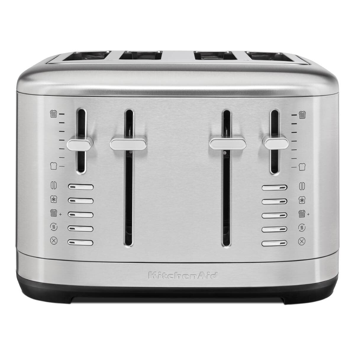 KitchenAid 4 Slice Toaster - Stainless Steel, 7 Shade Settings, 4 Extra Wide Slots - 5KMT4109ASX
