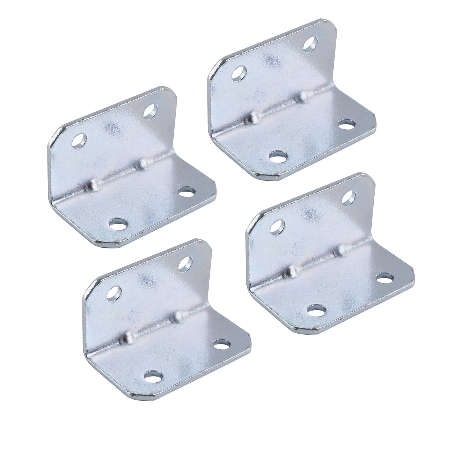 Carinya 44.5 x 27 x 27 x 2mm Zinc Plated Steel Reinforcing Angle Bracket - 4 Pack