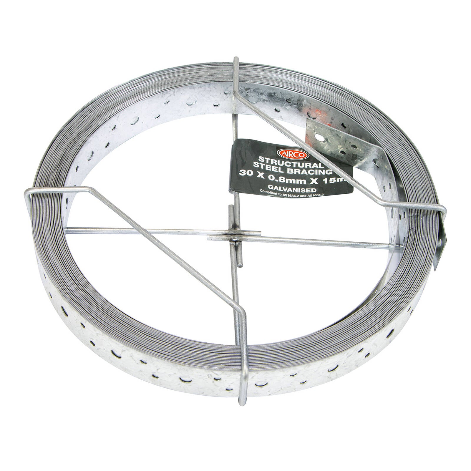 Airco 30 x 0.8mm x 15m Structural Galvanised Strapping