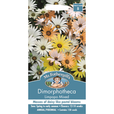 Mr Fothergill's Dimorphotheca Limpopo Mixed Flower Seeds