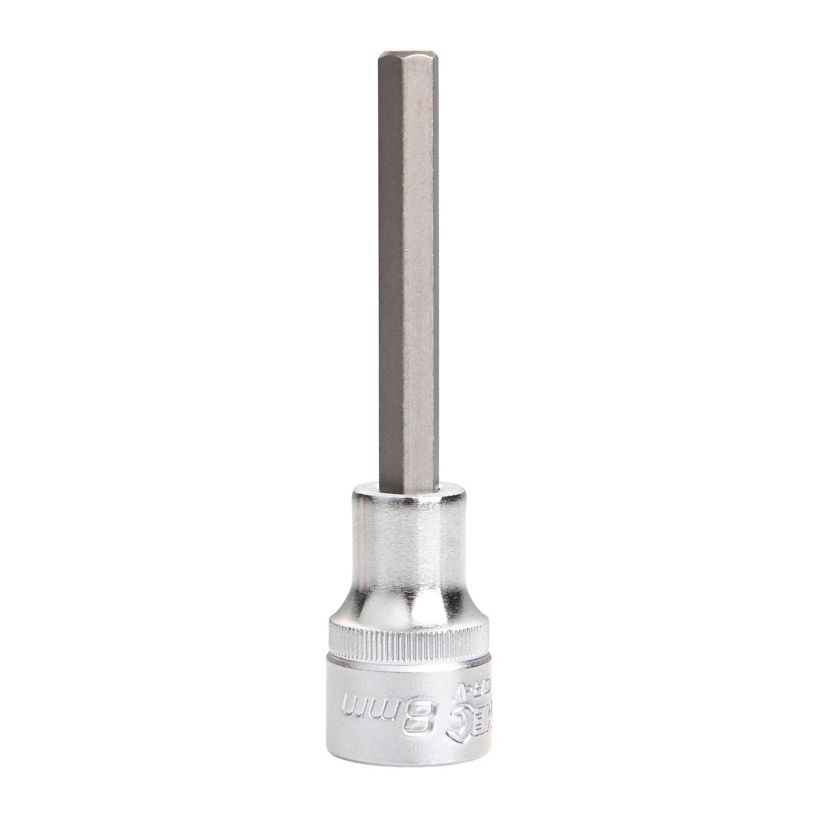 Kincrome 8mm 1/2" Drive Hex Bit Socket, 100mm Long Chrome Vanadium