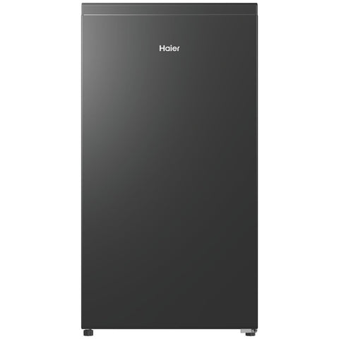 Haier 300 Series 90L bar fridge - black, extra-cold Cool Zone, crisper bin, LED lighting - HRF90UG2