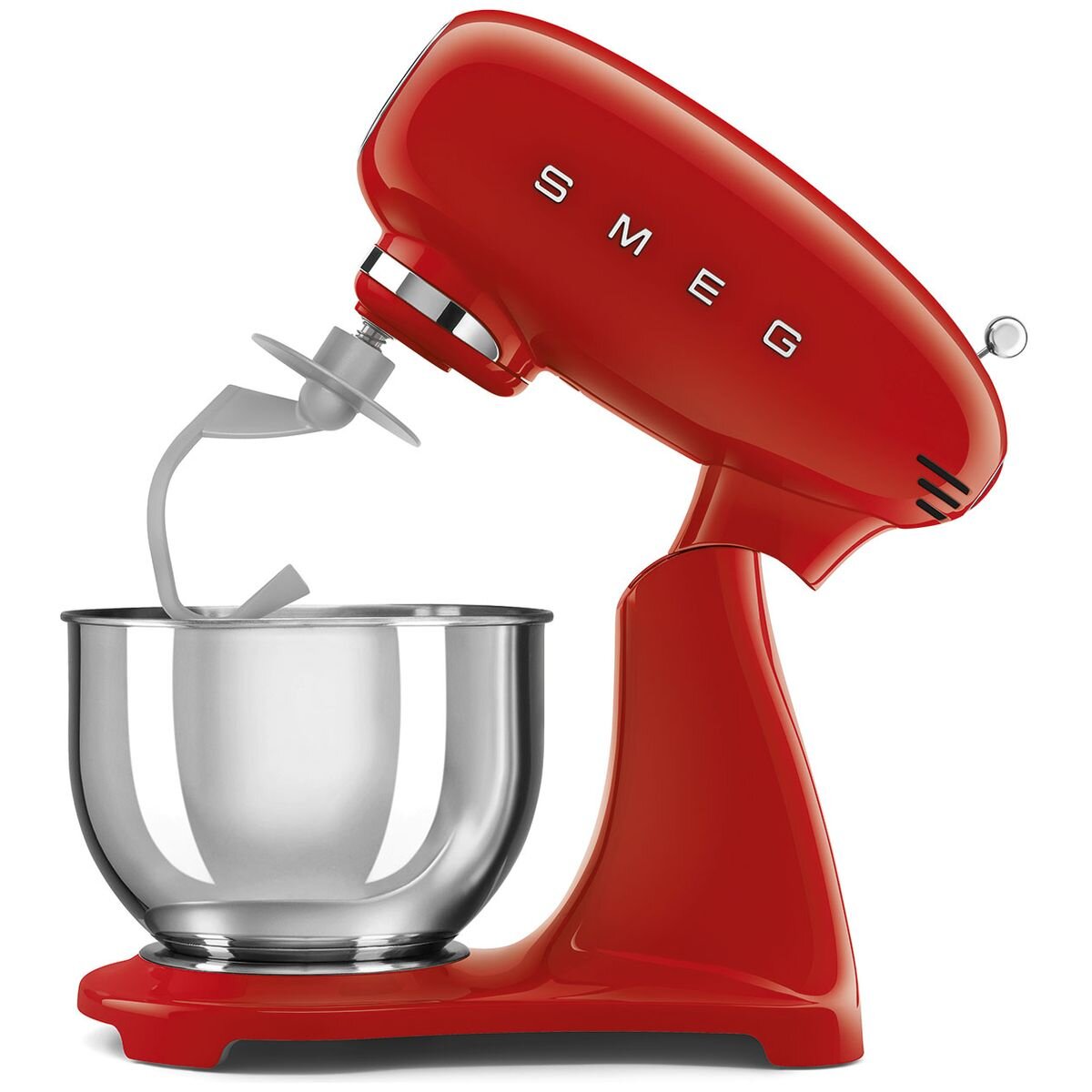 Smeg 50s retro style stand mixer 4.8L - Red finish, 800W, 10 speeds, smooth start - SMF03RDAU