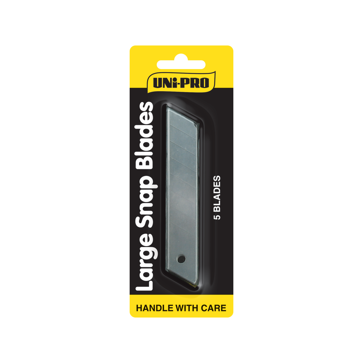 Uni-Pro Large Snap Blade 20mm Steel Replacement Blades 5 Pack