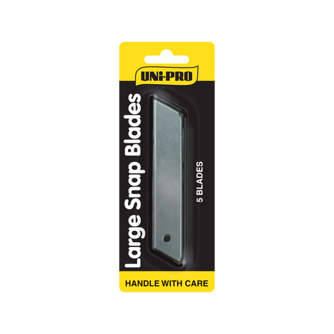 Uni-Pro Large Snap Blade 20mm Steel Replacement Blades 5 Pack