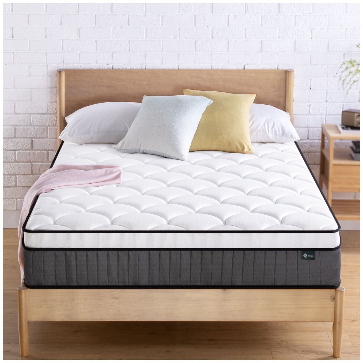 Zinus double iCoil pocket spring mattress - Eurotop, medium feel, 305mm high - AU-MSSBOPZC-12D