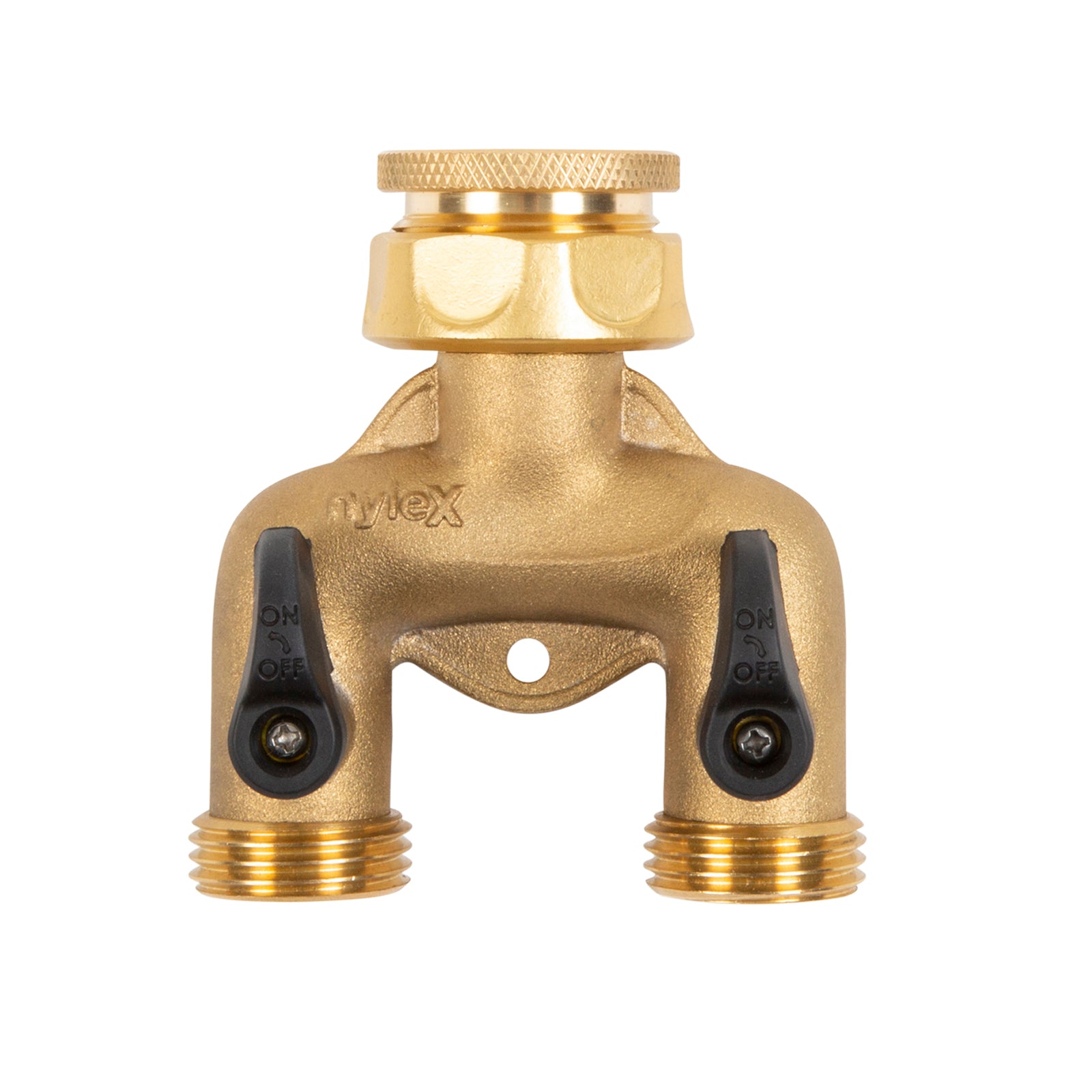 Nylex Brass Two Way Irrigation Manifold