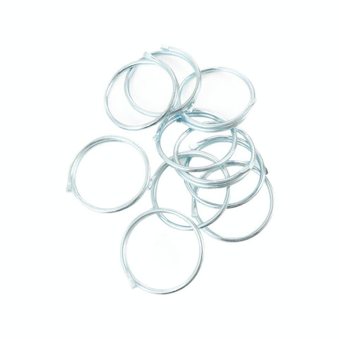 Windoware 25mm Zinc Plated Metal Curtain Ring - 10 Pack